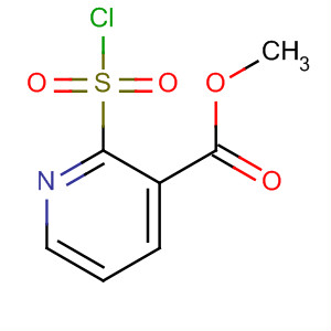 2-(氯磺酰基)煙酸甲酯結(jié)構(gòu)式_112006-52-7結(jié)構(gòu)式