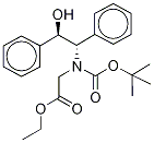 N-(叔丁基氧基羰基)-N-[(1S,2R)-2-羥基-1,2-二苯基乙基]-甘氨酸乙酯結(jié)構(gòu)式_112741-70-5結(jié)構(gòu)式