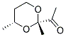 順式-(9ci)-1-(2,4-二甲基-1,3-二噁烷-2-基)-乙酮結(jié)構(gòu)式_113630-92-5結(jié)構(gòu)式
