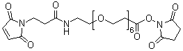 馬來酰亞胺丙?；?dPEG6-NHS結(jié)構(gòu)式_1137109-21-7結(jié)構(gòu)式