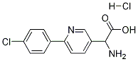 2-氨基-2-[6-(4-氯苯基)-3-吡啶]乙酸鹽酸鹽結構式_1137666-85-3結構式