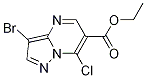 3-溴-7-氯吡唑并[1,5-a]嘧啶-6-羧酸乙酯結(jié)構(gòu)式_1138513-35-5結(jié)構(gòu)式