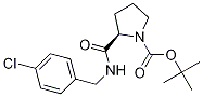 (R)-2-(4-氯芐基氨基甲酰)吡咯烷-1-羧酸叔丁酯結構式_1140495-84-6結構式