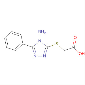 [(4-氨基-5-苯基-4H-1,2,4-噻唑-3-基)硫代]-乙酸結(jié)構(gòu)式_114402-22-1結(jié)構(gòu)式