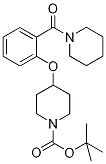 4-[2-(哌啶-1-羰基)-苯氧基]-哌啶-1-羧酸叔丁酯結(jié)構(gòu)式_1146079-98-2結(jié)構(gòu)式