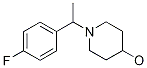 1-[1-(4-氟-苯基)-乙基]-哌啶-4-醇結(jié)構(gòu)式_1146080-10-5結(jié)構(gòu)式