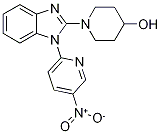 1-[1-(5-硝基-吡啶-2-基)-1H-苯并咪唑-2-基]-哌啶-4-醇結(jié)構(gòu)式_1146080-60-5結(jié)構(gòu)式