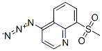 4-疊氮基-8-(甲基磺?；?-喹啉結(jié)構(gòu)式_114935-78-3結(jié)構(gòu)式