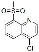 4-氯-8-(甲基磺?；?-喹啉結(jié)構(gòu)式_114935-95-4結(jié)構(gòu)式