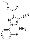 5-氨基-4-氰基-1-(2-氟苯基)吡唑-3-羧酸乙酯結(jié)構(gòu)式_1150164-20-7結(jié)構(gòu)式