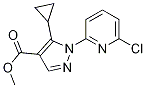 1-(6-氯吡啶-2-基)-5-環(huán)丙基吡唑-4-羧酸甲酯結(jié)構(gòu)式_1150164-34-3結(jié)構(gòu)式