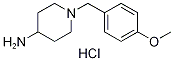 1-(4-甲氧基-芐基)-哌啶-4-胺鹽酸鹽結(jié)構(gòu)式_1158533-04-0結(jié)構(gòu)式