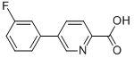 5-(3-氟苯基)吡啶甲酸結(jié)構(gòu)式_1158763-55-3結(jié)構(gòu)式