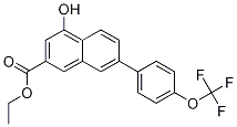4-羥基-7-[4-(三氟甲氧基)苯基]-2-萘羧酸乙酯結(jié)構(gòu)式_1160270-44-9結(jié)構(gòu)式