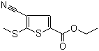 3-氰基-2-(甲基磺?；?噻吩-5-羧酸乙酯結(jié)構(gòu)式_116170-84-4結(jié)構(gòu)式