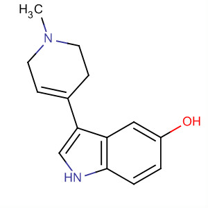 3-(1-甲基-1,2,3,6-四氫吡啶-4-基)-1H-吲哚-5-醇結(jié)構(gòu)式_116480-61-6結(jié)構(gòu)式