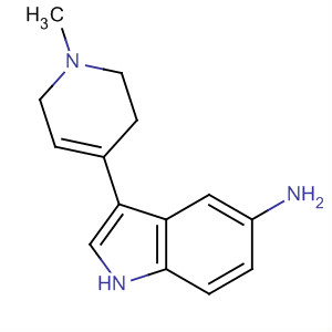5-氨基-3-(1-甲基-1,2,3,6-四氫吡啶-4-基)-1H-吲哚結(jié)構(gòu)式_116480-62-7結(jié)構(gòu)式