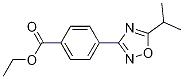 4-[5-(1-甲基乙基)-1,2,4-噁二唑-3-基]苯甲酸乙酯結(jié)構(gòu)式_1166756-84-8結(jié)構(gòu)式