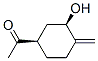 順式-(9ci)-1-(3-羥基-4-亞甲基環(huán)己基)-乙酮結(jié)構(gòu)式_116872-43-6結(jié)構(gòu)式