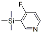 4-氟-3-三甲基甲硅烷基吡啶結(jié)構(gòu)式_116922-61-3結(jié)構(gòu)式