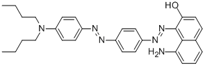 8-氨基-1-[4-(4-二丁基氨基苯基氮雜)苯基氮雜]萘-2-醇結構式_117574-15-9結構式
