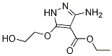 3-氨基-5-(2-羥基乙氧基)-1H-吡唑-4-羧酸乙酯結(jié)構(gòu)式_117717-17-6結(jié)構(gòu)式