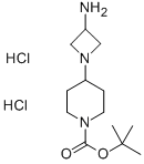 4-(3-氨基-1-氮雜啶)-1-哌啶羧酸 1,1-二甲基乙酯雙鹽酸鹽結(jié)構(gòu)式_1179361-59-1結(jié)構(gòu)式