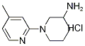 5-甲基-3,4,5,6-四氫-2H-[1,2]聯(lián)吡啶-3-胺鹽酸鹽結(jié)構(gòu)式_1185312-35-9結(jié)構(gòu)式