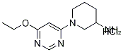 1-(6-乙氧基-嘧啶-4-基)-哌啶-3-胺鹽酸鹽結(jié)構(gòu)式_1185319-56-5結(jié)構(gòu)式