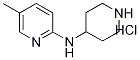 5-甲基-n-(哌啶-4-基)吡啶-2-胺鹽酸鹽結(jié)構(gòu)式_1185320-00-6結(jié)構(gòu)式