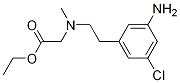 2-((3-氨基-5-氯苯乙基)(甲基)氨基)乙酸乙酯結(jié)構(gòu)式_1188265-93-1結(jié)構(gòu)式