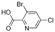 3-Bromo-5-chloro-2-pyridinecarboxylic acid Structure,1189513-50-5Structure
