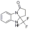 3a-(三氟甲基)-2,3,3a,4-四氫-1H-苯并[d]吡咯并[1,2-a]咪唑-1-酮結(jié)構(gòu)式_1191278-87-1結(jié)構(gòu)式