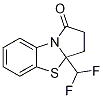 3a-(二氟甲基)-3,3a-二氫苯并[d]吡咯并[2,1-b]噻唑-1(2H)-酮結(jié)構(gòu)式_1191927-89-5結(jié)構(gòu)式
