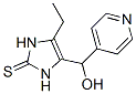 4-乙基-1,3-二氫-5-(羥基-4-吡啶甲基)-2H-咪唑-2-硫酮結(jié)構(gòu)式_119193-64-5結(jié)構(gòu)式
