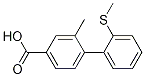 2-甲基-2-(甲基硫代)-[1,1-聯(lián)苯]-4-羧酸結構式_1192547-93-5結構式