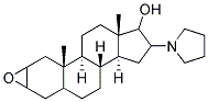(2a,3a,5a,16b,17b)-2,3-環(huán)氧-16-(1-吡咯烷基)雄甾烷-17-醇結構式_119302-19-1結構式