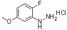 2-氟-5-甲氧基苯肼鹽酸鹽結(jié)構(gòu)式_1198283-29-2結(jié)構(gòu)式