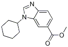 1-環(huán)己基苯并咪唑-6-羧酸甲酯結(jié)構(gòu)式_1199773-37-9結(jié)構(gòu)式