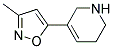 (9CI)-1,2,3,6-四氫-5-(3-甲基-5-異噁唑基)-吡啶結(jié)構(gòu)式_120241-65-8結(jié)構(gòu)式
