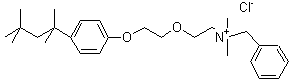 Benzethonium chlorideStructure,121-54-0Structure Benzethonium chloride Structure,121-54-0Structure