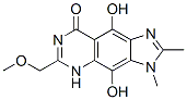 (9ci)-3,5-二氫-4,9-二羥基-6-(甲氧基甲基)-2,3-二甲基-8H-咪唑并[4,5-g]喹唑啉-8-酮結(jié)構(gòu)式_121732-24-9結(jié)構(gòu)式