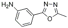 3-(5-甲基-1,3,4-噁二唑-2-基)苯胺結(jié)構(gòu)式_122733-40-8結(jié)構(gòu)式