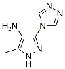 5-甲基-3-(4H-1,2,4-噻唑-4-基)-1H-吡唑-4-胺結(jié)構(gòu)式_1232838-41-3結(jié)構(gòu)式
