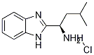 (R)-1-(1H-苯并咪唑-2-基)-3-甲基丁胺鹽酸鹽結構式_1235643-62-5結構式