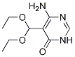 6-氨基-5-(二乙氧基甲基)嘧啶-4(3h)-酮結(jié)構(gòu)式_1245645-33-3結(jié)構(gòu)式