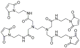 乙二胺-N,N,N’,N’-四乙酸四[N-(2-氨基乙基)馬來(lái)酰亞胺]結(jié)構(gòu)式_1246816-47-6結(jié)構(gòu)式