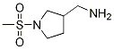 1-(甲基磺?；?-3-吡咯烷甲胺結(jié)構(gòu)式_1248952-09-1結(jié)構(gòu)式