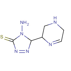 4-氨基-5-吡嗪-2-基-4H-1,2,4-噻唑-3-硫醇結(jié)構(gòu)式_124991-69-1結(jié)構(gòu)式