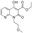 4-羥基-1-(2-甲氧基乙基)-2-氧代-1,2-二氫-1,8-萘啶-3-羧酸乙酯結(jié)構式_1253790-04-3結(jié)構式